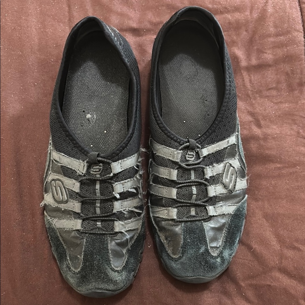 Skechers Black Sneakers Stylish Comfortable Design